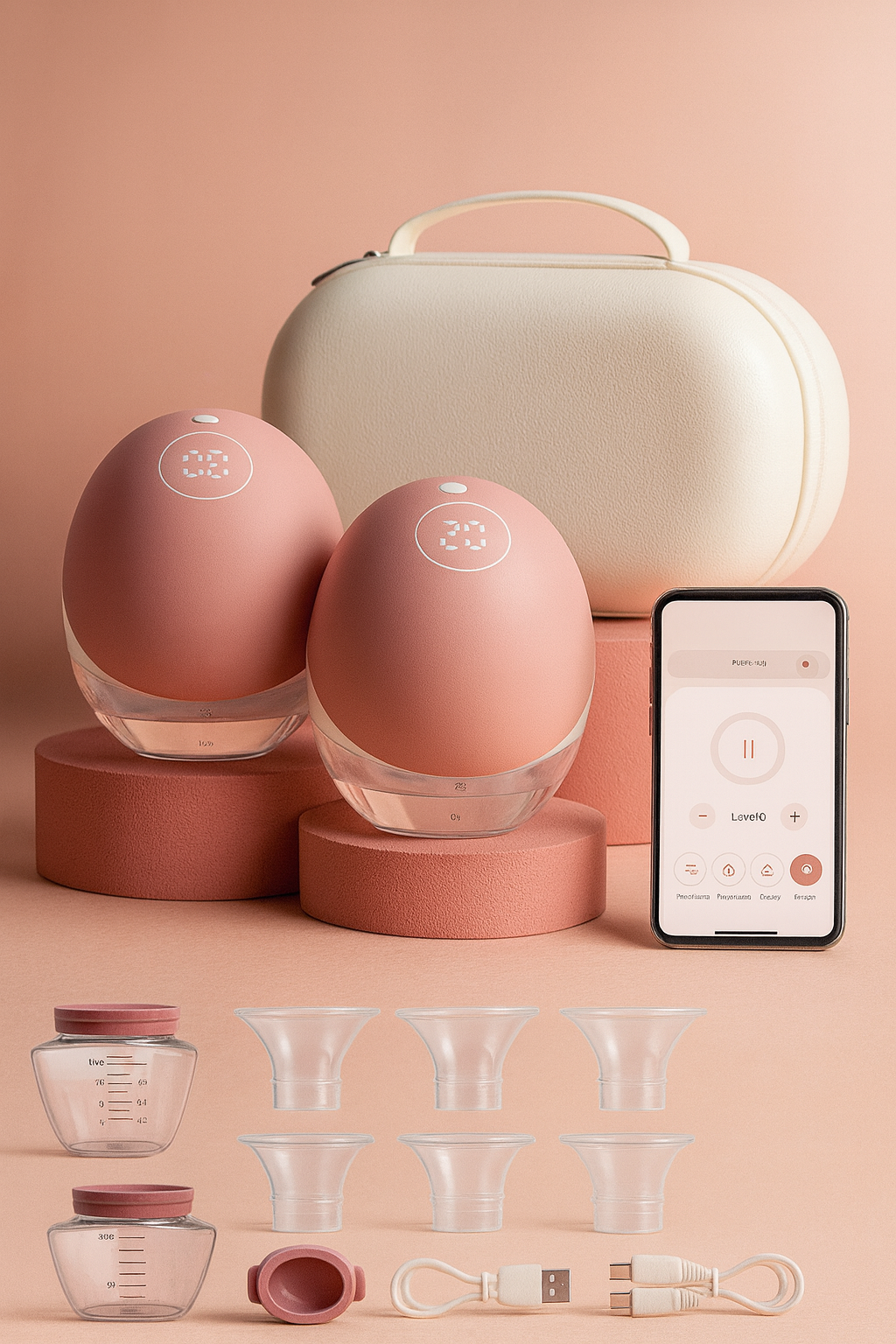 Babybliss Smart pump™ Handsfree Slimme Borstkolf