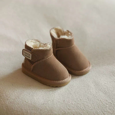 Winterwarmte Kinderboots | Gevoerde Schoenen met Grip en Klittenband