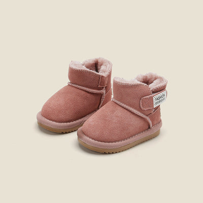 Winterwarmte Kinderboots | Gevoerde Schoenen met Grip en Klittenband