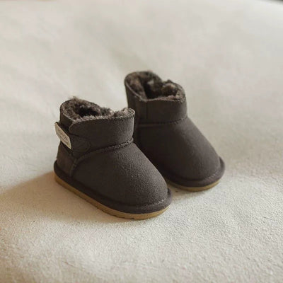 Winterwarmte Kinderboots | Gevoerde Schoenen met Grip en Klittenband