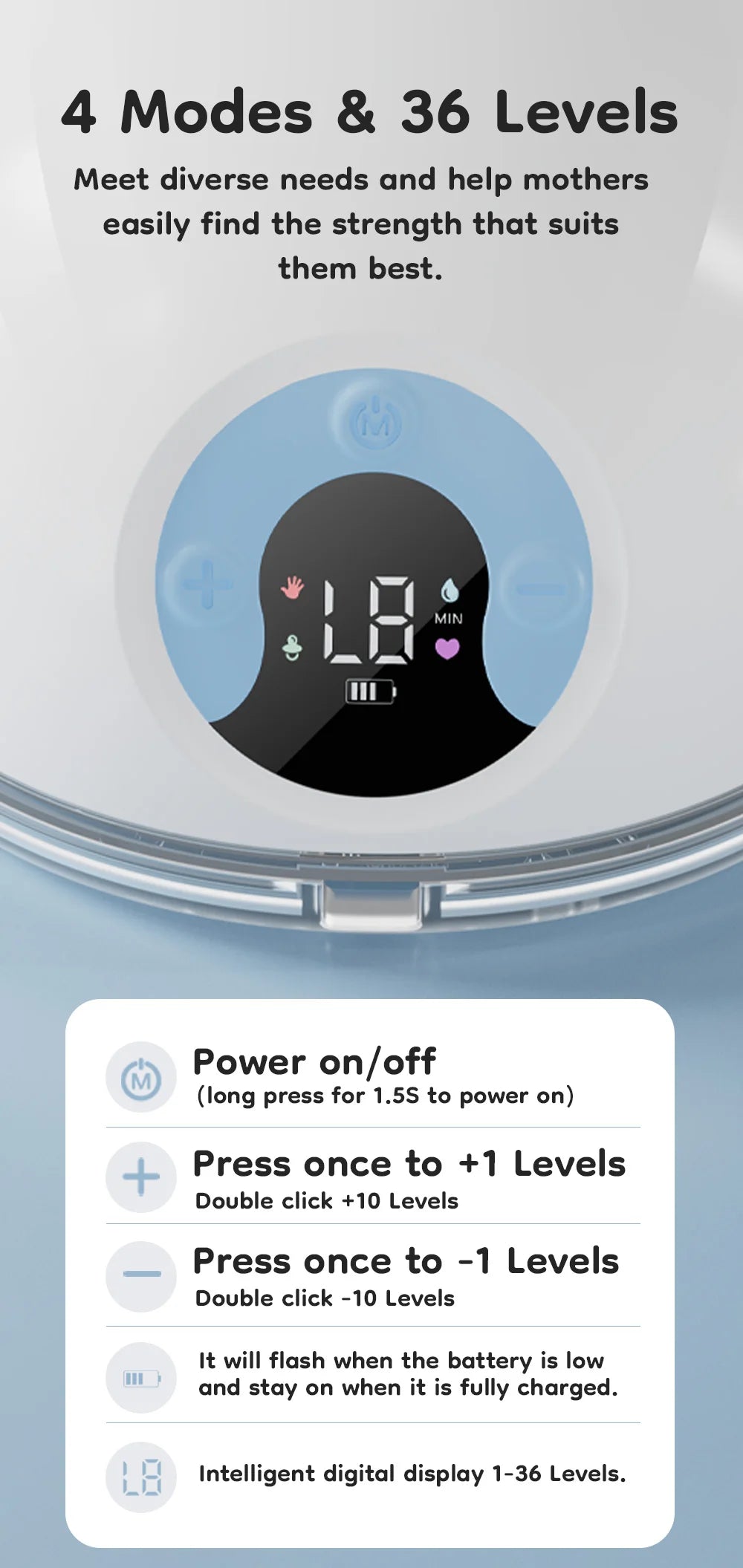 BlissCatch™ Handsfree – Stil, Comfortabel & 36 Niveaus Zuigkracht